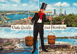 Viele Grüsse Aus Hamburg Mehrbildkarte Gl1978 #F5130 - Sonstige & Ohne Zuordnung
