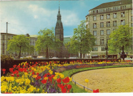 Hamburg, Jungfernstieg Mit Rathaus Glum 1970? #F5077 - Autres & Non Classés
