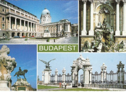 Budapest, A Budal Vár, Mehrbildkarte Gl1983 #F4811 - Hungría