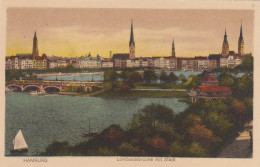 Hamburg, Lombardsbrücke Mit Stadt Gl1906 #F5342 - Sonstige & Ohne Zuordnung