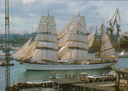 Hamburg, Segelschulschiff "Goch Fock" Im Hafen Gl1990 #F5372 - Sonstige & Ohne Zuordnung