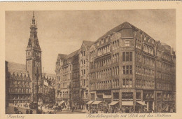 Hamburg, Mönckebergstrasse Mit Blick Auf Das Rathaus Ngl #F5457 - Sonstige & Ohne Zuordnung