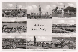 Gruss Aus Hamburg Mehrbildkarte Ngl #F5129 - Andere & Zonder Classificatie