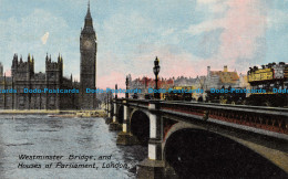 R116548 Westminster Bridge And Houses Of Parliament. London. Commercial - Otros & Sin Clasificación