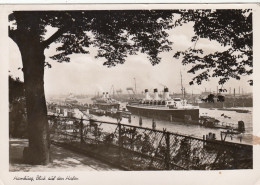 Hamburg, Blick Auf Den Hafen Gl1954 #F5371 - Otros & Sin Clasificación