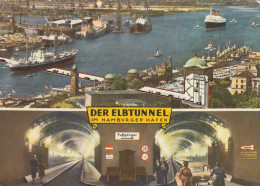 Hamburg, Hafen Und Elbtunnel Gl1963 #F5238 - Autres & Non Classés