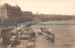 R116555 London. Thames Embankment - Other & Unclassified