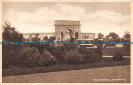 R116564 War Memorial. Nottingham - Welt