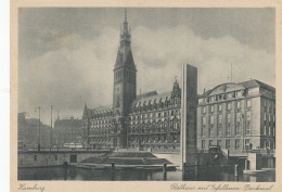 Hamburg, Rathaus Und Gefallenen-Denkmal Ngl #F5662 - Andere & Zonder Classificatie