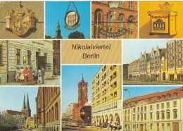 Berlin, Nikolaiviertel, Mehrbildkarte Gl1958 #F6881 - Otros & Sin Clasificación