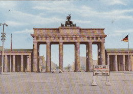 Berlin, Brandenburger Tor, Grenz-Tafel Ngl #F7196 - Otros & Sin Clasificación