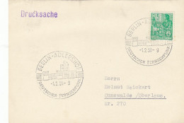 Berlin-Adlershof, Sonderstempel 1958 Dt.Fernsehfunk Ngl #F6522 - Otros & Sin Clasificación