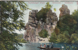 Externsteine Im Teutoburger Wald, Wasserseite Bahnpgl1910 #F6689R - Sonstige & Ohne Zuordnung