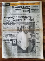 FRANCE-SOIR, Mardi 3 Septembre 1985, Affaire Gregory, Epoux Villemin, Epinal, Coluche, Argenton, SIDA, Bagnères... - 1950 à Nos Jours