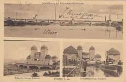 Minden, Westf., Kanalbrücke, Schachtschleuse, Mehrbildkarte Bahnpgl1926 #F6649 - Otros & Sin Clasificación
