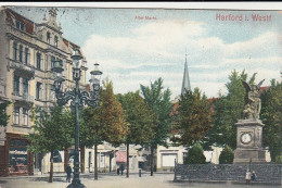 Herford, Westf., Alter Markt Gl1919 #F6820 - Otros & Sin Clasificación