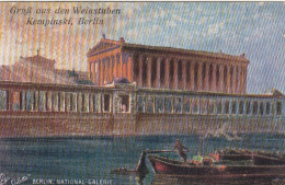 Berlin, Weinhaus Kempinski Werbekarte Gl1910 #F6914 - Andere & Zonder Classificatie