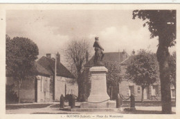 Boynes (Loiret) Place Du Monument Feldpgl1940 #F9203 - Autres & Non Classés