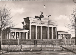 Berlin, Brandenburger Tor Nach Dem 13.08.1961 Ngl #F7210 - Otros & Sin Clasificación