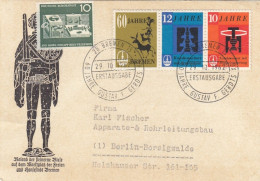 Bremen, 60 Jahre Gustav F. Gerds, Werbekarte Mit Sonderstempel Gl1962 #F8244 - Sonstige & Ohne Zuordnung