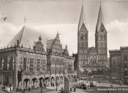 Bremen, Rathaus Mit Dom Gl1957 #F8235 - Sonstige & Ohne Zuordnung