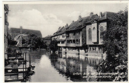 Erfurt,Blick Auf Schlosserbrücke Und Barfüsser Kirche Ngl #F9862 - Autres & Non Classés