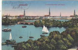 Hamburg, Lombardsbrücke Mit Stadt Gl1926 #F9417 - Otros & Sin Clasificación