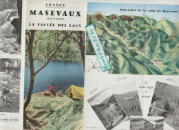 VP : Brochure :  MASEVAUX , Haut Rhin , La  Vallée  Des  Lacs - Non Classificati