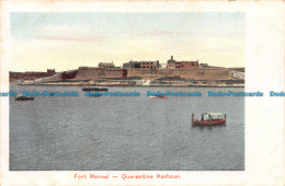 R116728 Fort Manoel. Quarantine Harbour - Wereld