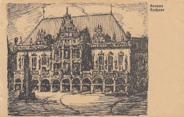 Bremen, Rathaus, Kriegsgefangenen-Karte Ngl #F8248 - Other & Unclassified