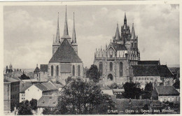 Erfurt, Marien-Dom Und Pfarrkirche St.Severi Von Westen Ngl #F9863 - Autres & Non Classés