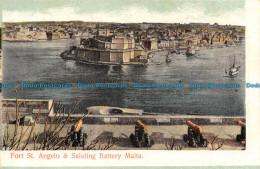 R116745 Fort St. Angelo And Saluting Battery Malta - Monde