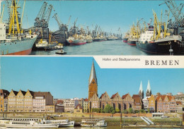 Bremen, Hafen Und Stadt-Panorama Gl1972? #F8382 - Sonstige & Ohne Zuordnung