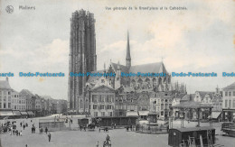 R116761 Malines. Vue Generale De La Grand Place Et La Cathedrale. Nels - Monde
