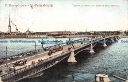 R116764 St. Petersbourg. Le Nouveau Pont Troitzky - Monde