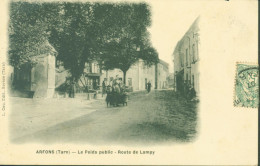 CPA CP Arfons Tarn Le Poids Public Route De Lampy L Cau édit Sorèze Cachet OR Origine Rurale CAD Dourgne 1907 - Other & Unclassified