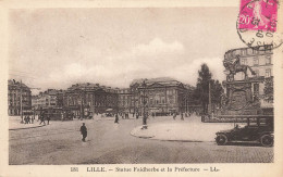 Lille * Place * La Statue Faidherbe Et La Préfecture * Tram Tramway - Lille