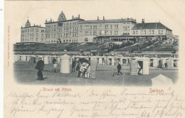 Nordseebad Borkum, Strand Mit Hôtels Gl1901 #F8840 - Otros & Sin Clasificación