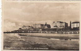 Nordseebad Borkum, Strand Mit Blick Auf Die Kaiserstraße Ngl #F8884 - Otros & Sin Clasificación