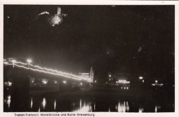 Traben-Trarbach, Moselbrücke Und Ruine Grevenburg Bei Nacht Ngl #G0999 - Sonstige & Ohne Zuordnung