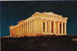 Athen, Akropolis, Parthenon Beleuchtet Ngl #G0586 - Grèce