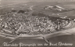 Nordseebad Norderney, Fliegeraufnahme Ngl1960 #F9010 - Otros & Sin Clasificación