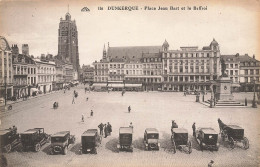 Dunkerque * Place Jean Bart Et Le Beffroi * Automobile Voiture Ancienne - Dunkerque