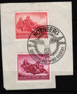 .. Duitse Rijk 1944 Mi 877 + 879  Very Nice Piece - Oblitérés