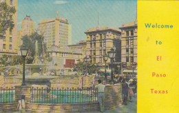 El Paso, Texas, San Jacinto Plaza Gl1964 #F9683 - Andere & Zonder Classificatie