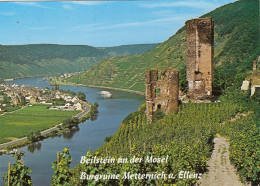 Beilstein A.d.Mosel Mit Burg Metternich Und Ellenz Ngl #G1108 - Sonstige & Ohne Zuordnung