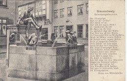 Braunschweig, Eulenspiegelbrunnen Feldpgl1917 #G1823 - Sonstige & Ohne Zuordnung