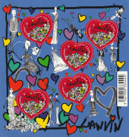 France 2010 Saint Valentin Coeurs De La Maison Lanvin Bloc Feuillet N°129 Neuf** - Ungebraucht