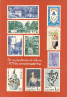 The Ten Most Popular Swedish Stamps 1979 Ngl #G0605 - Sweden