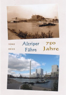 Altrip Am Rhein, 750 Jahre, Altriper Fähre Ngl #G1062 - Sonstige & Ohne Zuordnung